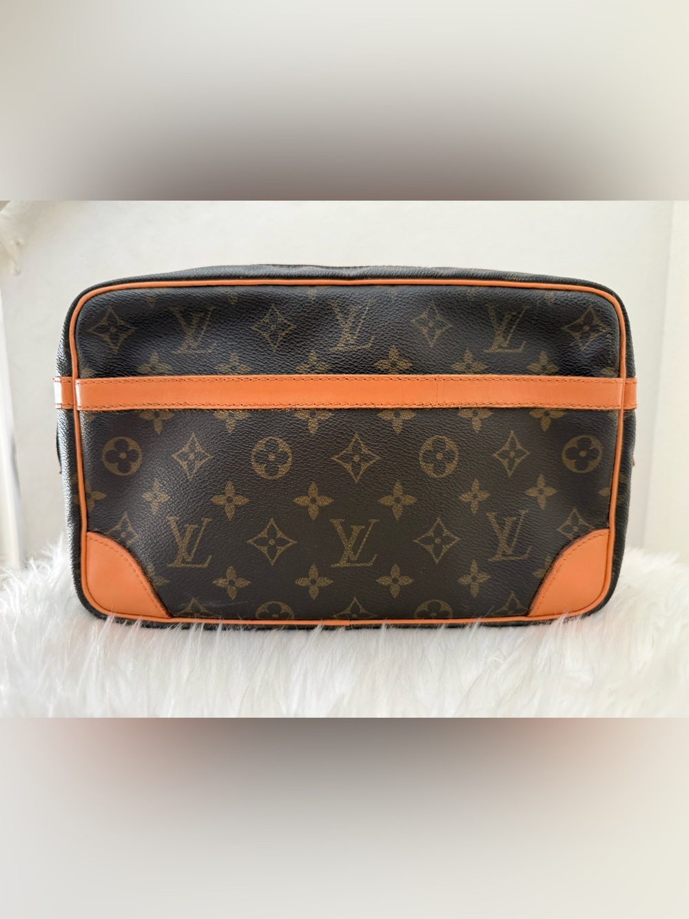 LOUIS VUITTON Monogram Compiegne 28 Clutch Bag
